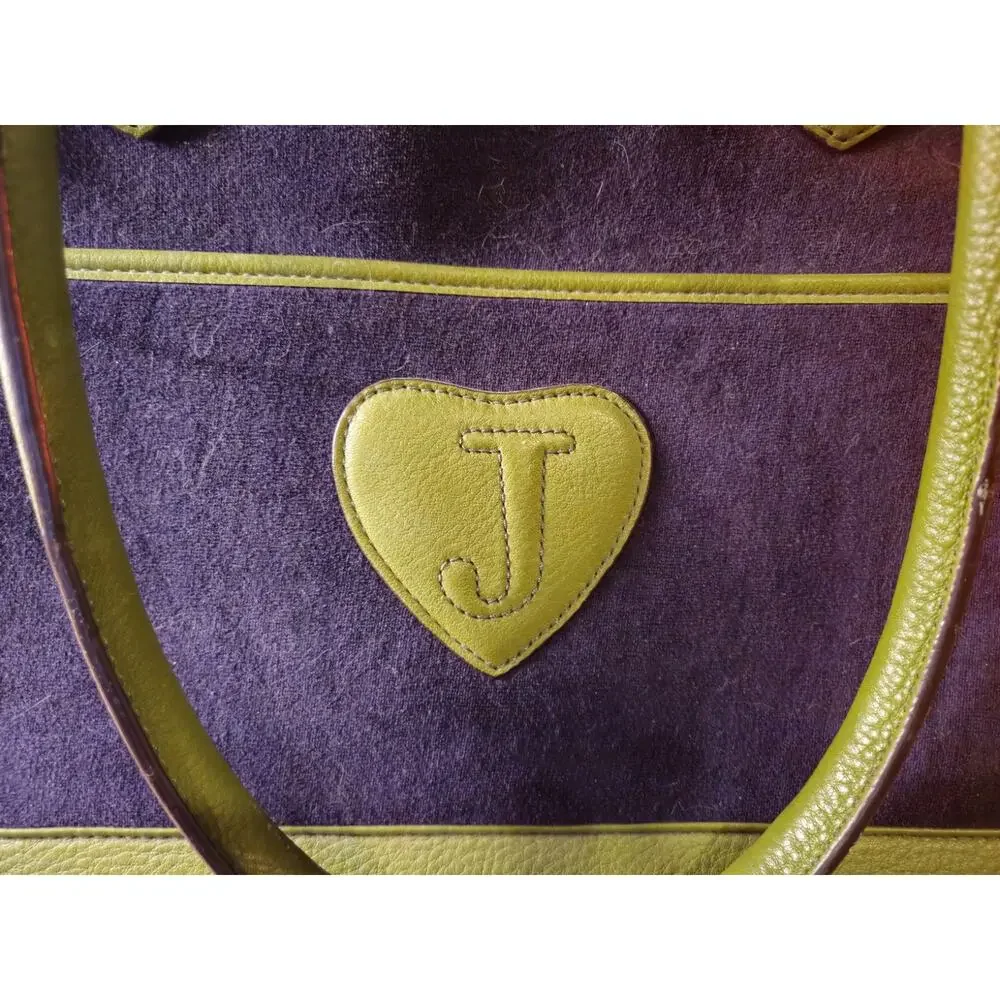 Vintage Y2K Juicy Couture Pet Dog/Cat Carrier Green & Blue Velour
